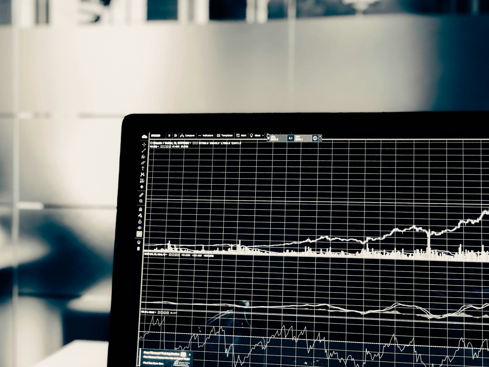 Market charts and candlestick data